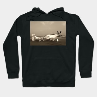 P-51 Mustang Fighter Plane - Classic War Bird Hoodie